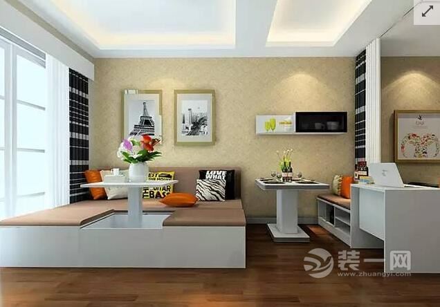 南京装修网40平老房改造出三室两厅装修效果图
